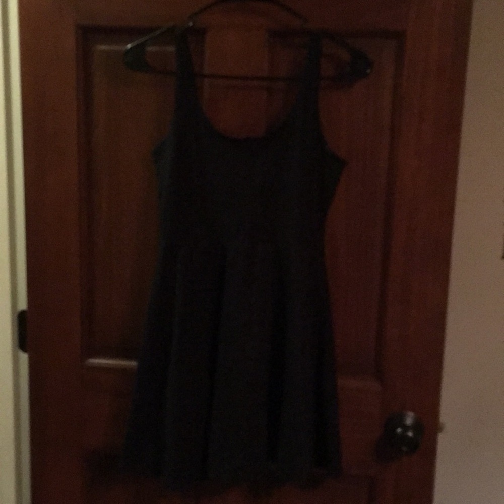 Black skater dress